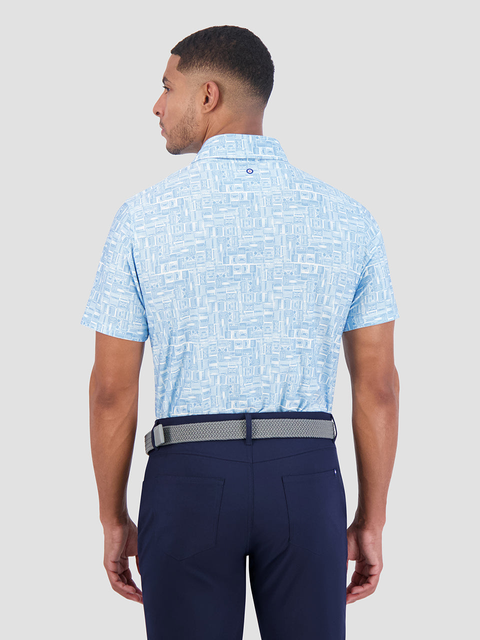 Polos Ben Sherman Radio Stack Tech Jersey Sports Fit Bleu | ENH-00358860